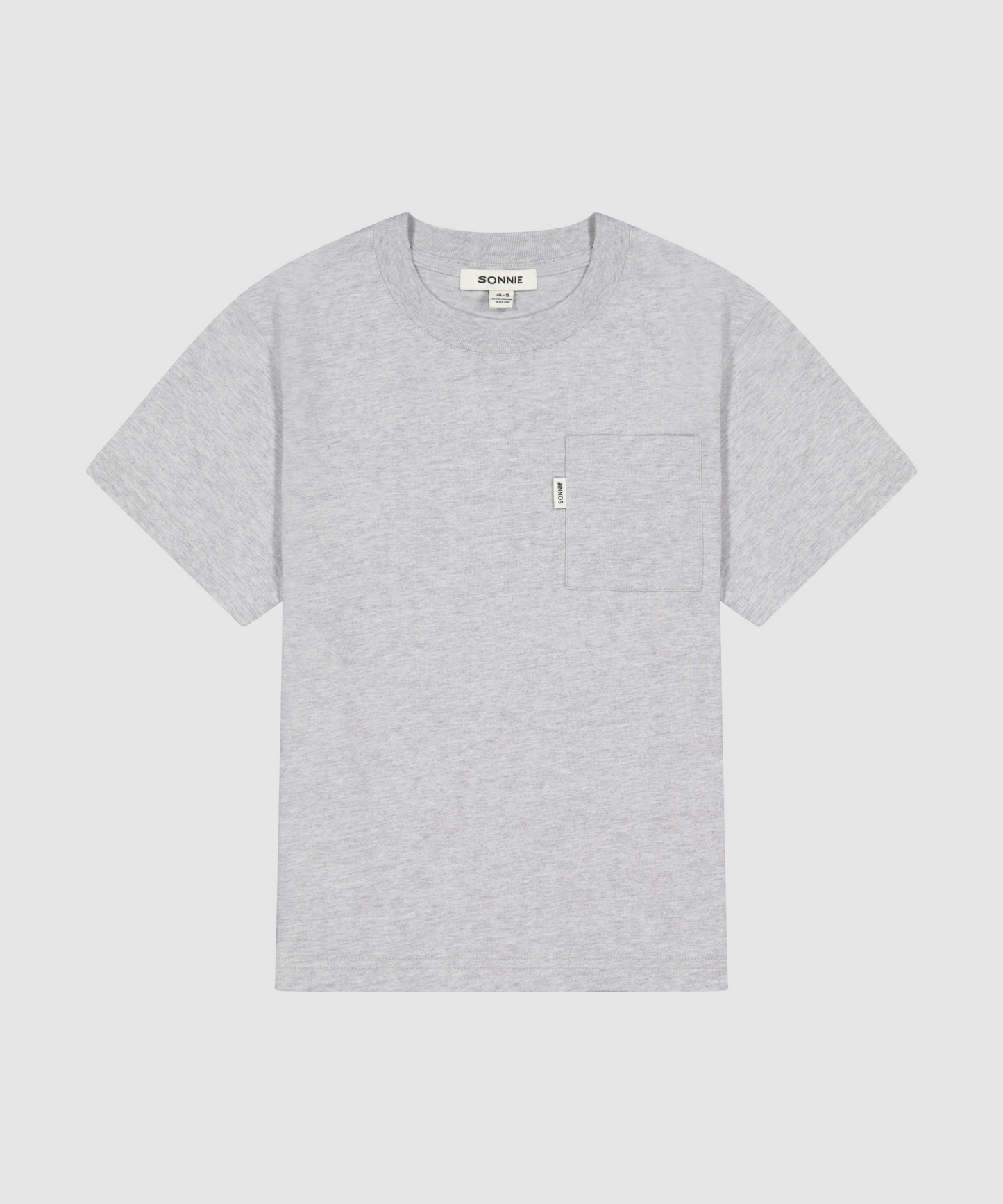 Pocket Tee - Grey Marle