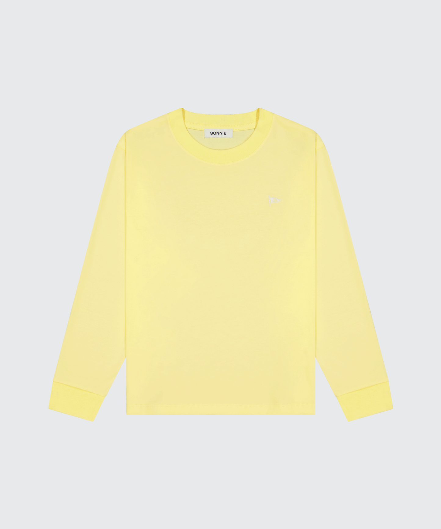 Marlo Flag LS Tee - Lemon