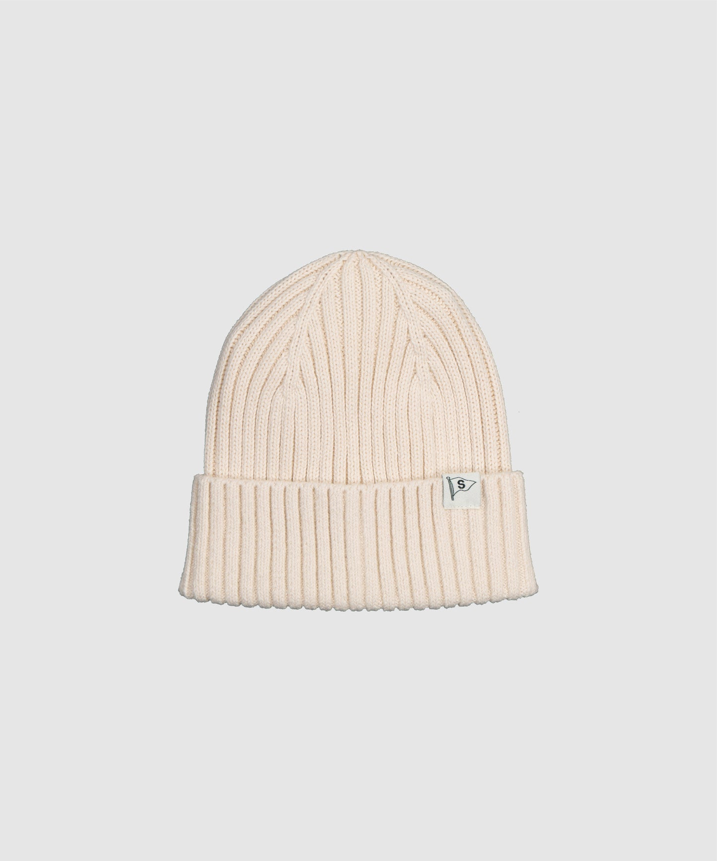 Cotton Knit Beanie - Buttercream